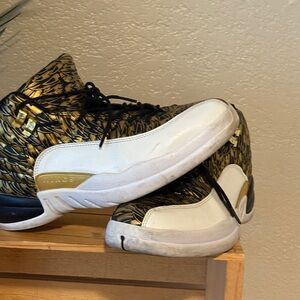 Nike Black and Gold Sneakers Jordan retro wings